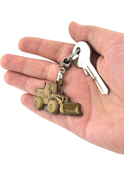 Buldozer Ekolojik Sarı Rölyef Araç Anahtarlık fırsatları