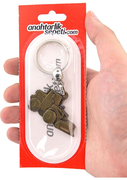 Buldozer Ekolojik Sarı Rölyef Araç Anahtarlık indirimleri