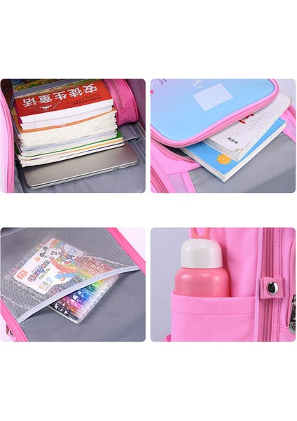 Su Geçirmez Büyük Kapasiteli Sevimli Ilkokul Öğrenci Sırt Çantası - Mor (Yurt Dışından) fırsatları