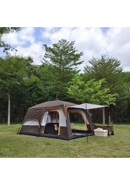 - Aile Boyu Büyük Kamp Çadırı 2 Oda 1 Salon - 12 Kişilik