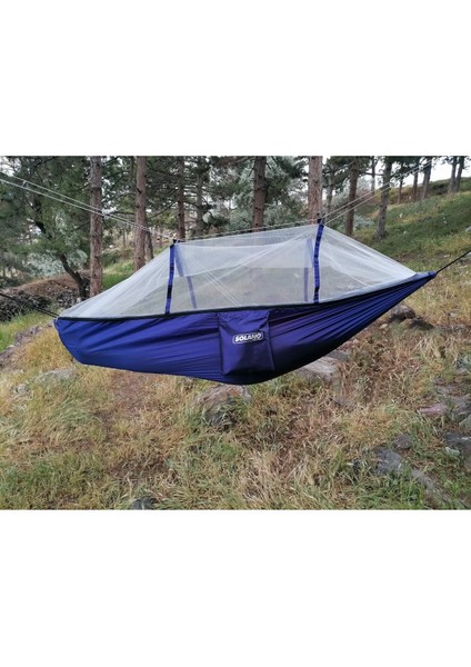Cibinlikli Hamak Mavi