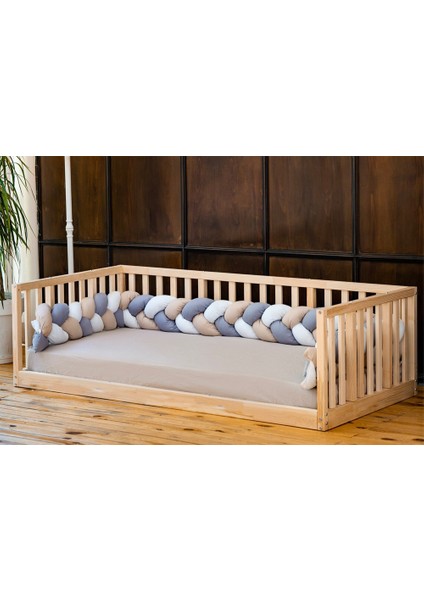 Yere Sıfır Montessori Yatak Ahşap Çocuk Karyola Filiz modelleri