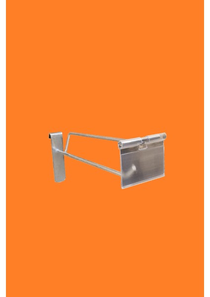 15 cm - 20 Adet Galvaniz Etiketli Tel Pano Kancası Raf Askısı