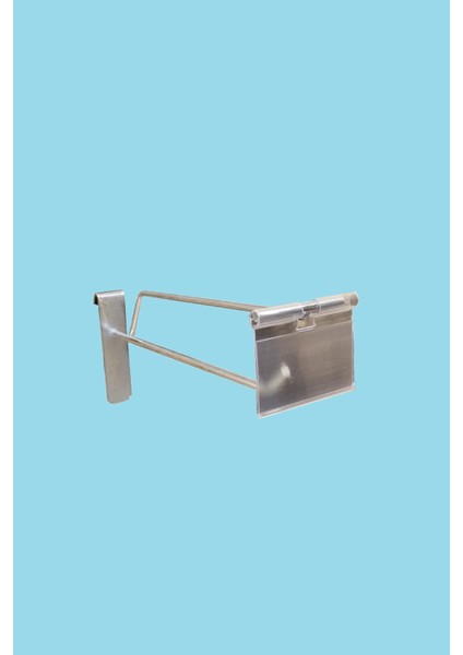 15 cm - 20 Adet Galvaniz Etiketli Tel Pano Kancası Raf Askısı