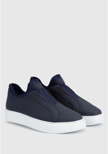 Lacivert Deri Erkek Sneaker fiyatları