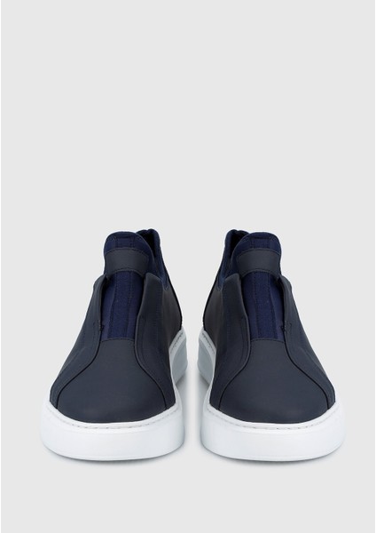 Lacivert Deri Erkek Sneaker modelleri