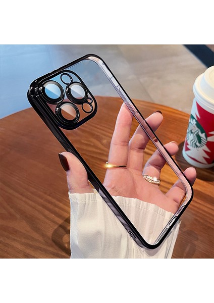 iPhone 11 Pro Max Kılıf 3D Kamera ve Lens Mercek Korumalı Ultra Lüks Razer Plating Case