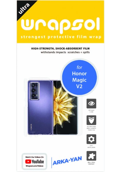 Honor Magic V2 Arka ve Yan Kaplama Poliüretan Film fiyatları