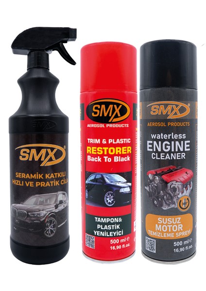 Seramik Katkılı Hızlı ve Pratik Cila - Susuz Motor Temizleme Spreyi -
