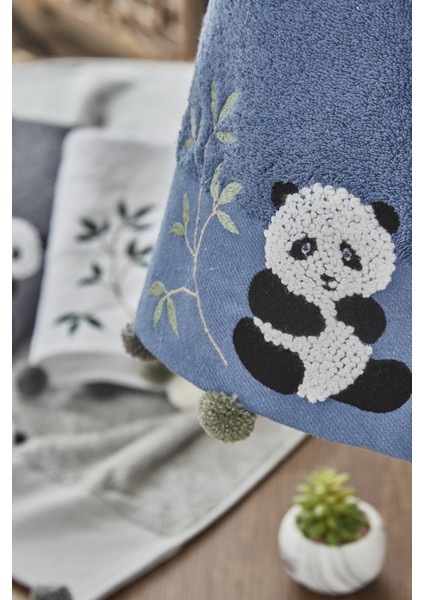 Pamuk Nakışlı ve Püsküllü 50X90cm 4'lü El Havlu Seti - Kod 8010 fiyatları