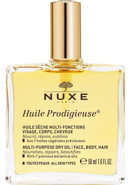 Huile Prodigieuse - Çok Amaçlı Kuru Yağ (Yüz, Vücut, Saçlar) 50 Ml