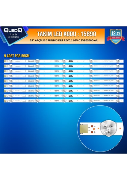 55 Drt_rev0.1 A55L 8740 5b, A55L 8840 5W, A55L 8840 5b, A55L 8752 5s LED Bar
