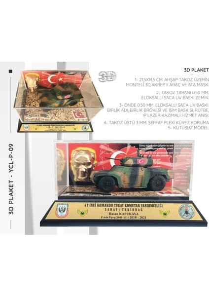 3D Plaket