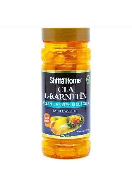 Shiffa Home Cla L-Carnitin Aspir Yağı 1000 Mg x 100 Kapsül