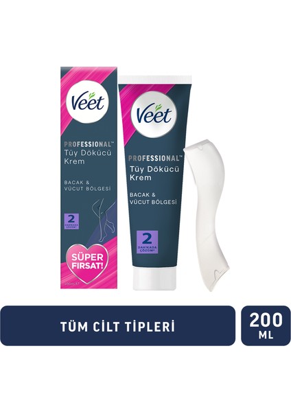 200ml Profesyonel Krem Promo Tüy Dökücü Krem