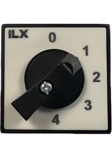 İL-XP4-ET034-020 3 Faz 20 Amper 3X20A 4 Kademeli Toplamalı Pako Şalter