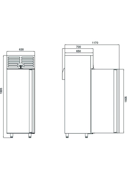Dik Tip Buzdolabı - 1 Kapılı - 400 Lt. fiyatları