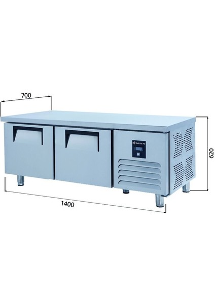 Pişirici Altı Dondurucu - 2 Kapılı - 140X70X60 cm