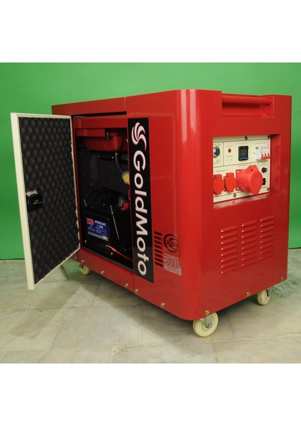 GM12KTDJ 10KVA Trifaze Marşlı Kabinli Dizel Jeneratör