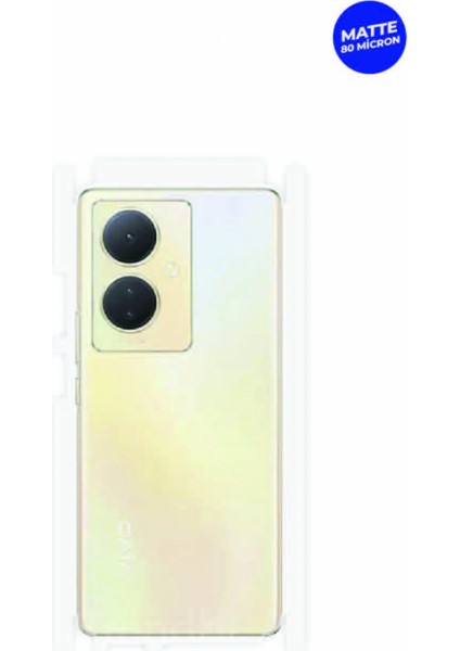Vivo V29 Lite 5g Mat Arka ve Yan Kaplama Tam Kaplayan Hd Film