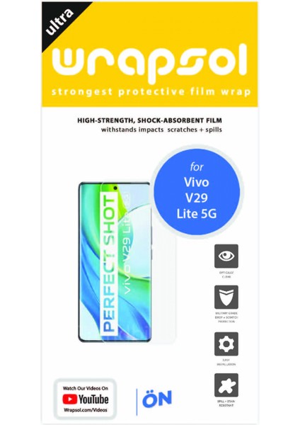 Vivo V29 Lite 5g Ekran Koruyucu Tam Kaplayan Poliüretan Film fiyatları
