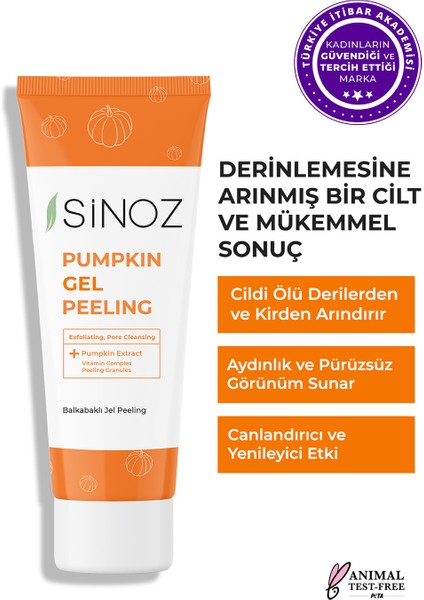 Pumpkin Jel  - Balkabağı Özlü, Ölü Derilerden Arındıran, Yenileyici Yüz Peelingi 100 Ml