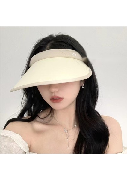 Kadın Güneş Koruyucu Şapka - Bej (Yurt Dışından)