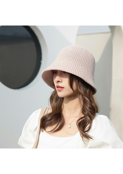 Anti-Ultraviyole Kadın Şapkası - Pembe (Yurt Dışından)