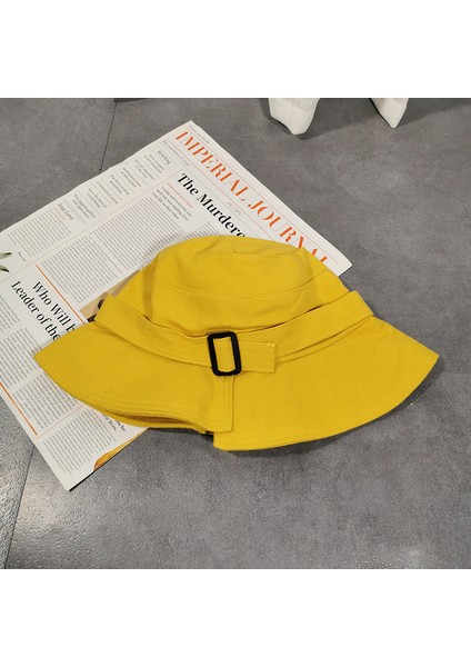 Anti-Ultraviyole Kadın Şapkası - Sarı (Yurt Dışından)