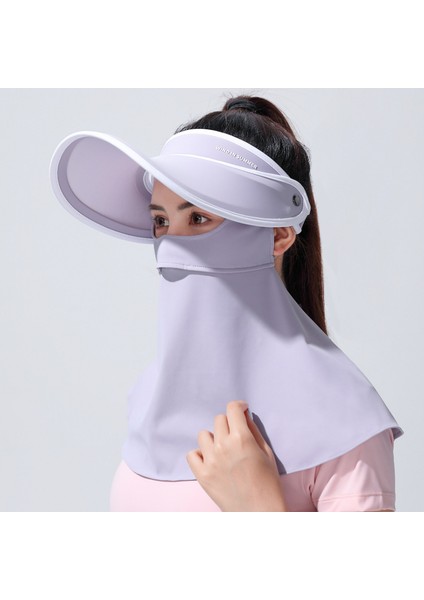 Anti-Ultraviyole Kadın Şapkası - Mor (Yurt Dışından)