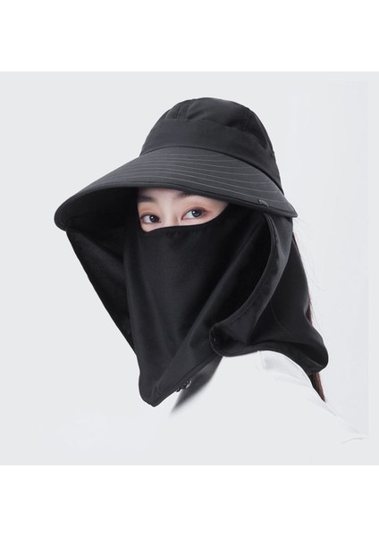 Anti-Ultraviyole Kadın Şapkası - Siyah (Yurt Dışından)