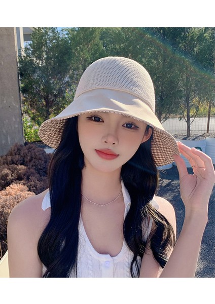 Anti-Ultraviyole Kadın Şapkası - Bej (Yurt Dışından) fiyatları