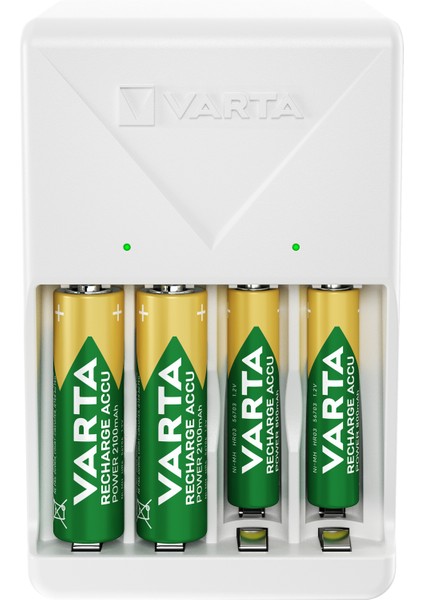 VARTA Plug Şarj Cihazı +4 adet 2100mAh AA Şarj Edilebilir Pil