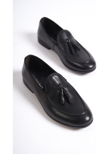 Hakiki Deri MBKRY102S Erkek Siyah Loafer fiyatları