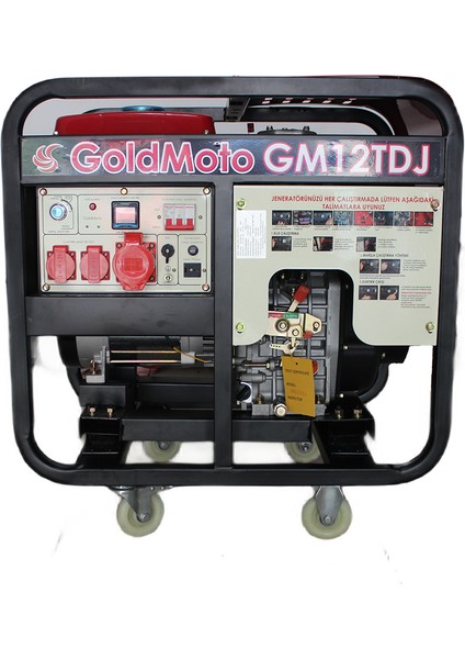 GM12TDJ 10KVA Trifaze Marşlı Dizel Jeneratör