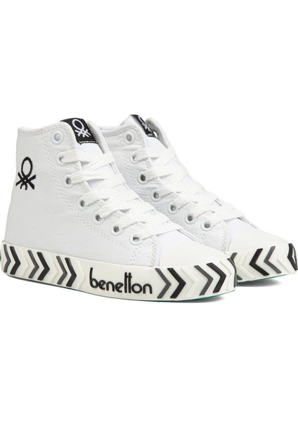 Benetton® | BN-90636-BEYAZ Siyah - Çocuk Spor Ayakkabı