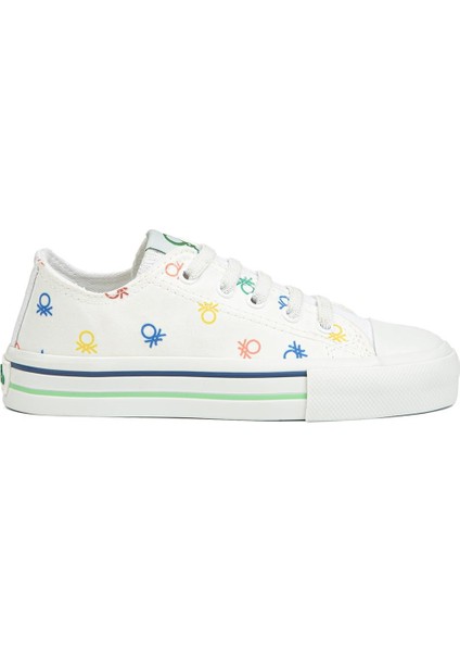 Benetton® | BN-90186 - 3394 Beyaz - Çocuk Spor Ayakkabı