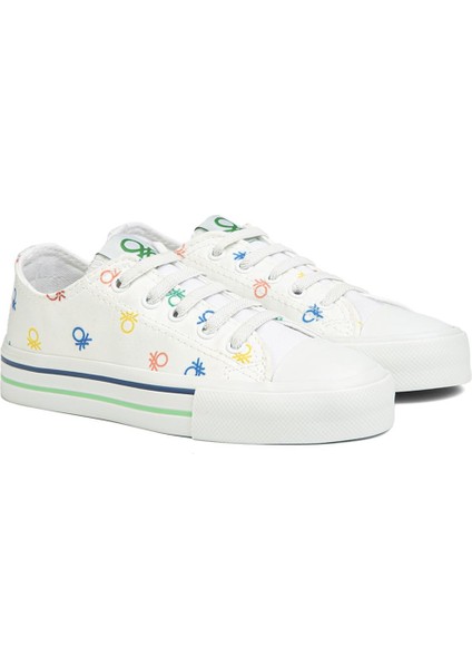 Benetton® | BN-90186 - 3394 Beyaz - Çocuk Spor Ayakkabı fiyatları