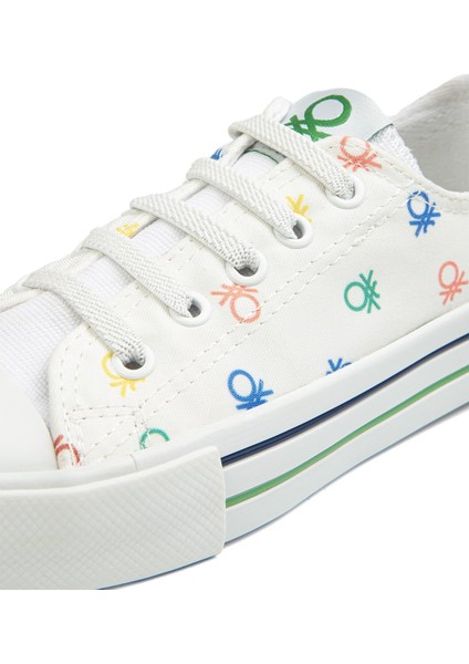 Benetton® | BN-90186 - 3394 Beyaz - Çocuk Spor Ayakkabı fırsatları