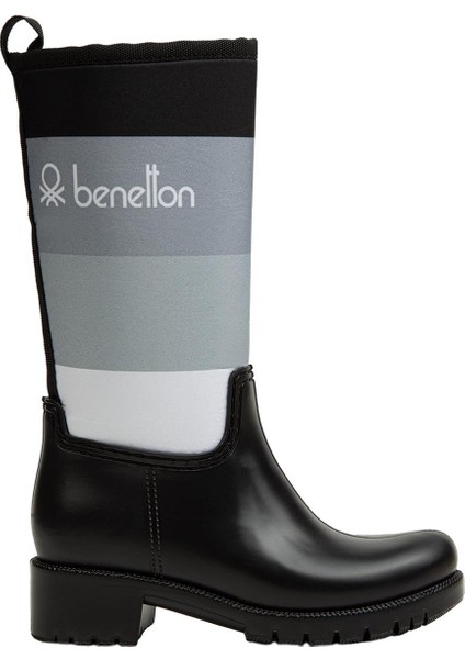 Benetton® | BN-50017 - 34124 Siyah Beyaz - Çocuk Bot