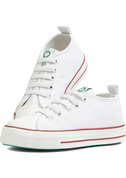 Benetton® | BN-30771 - Beyaz - Çocuk Spor Ayakkabı