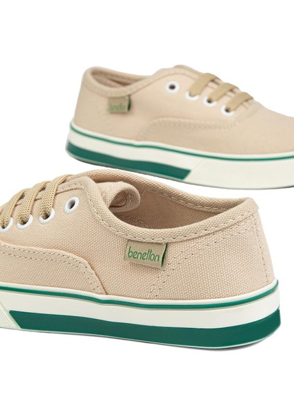 Benetton® | BN-30957- 3570 Bej - Çocuk Spor Ayakkabı