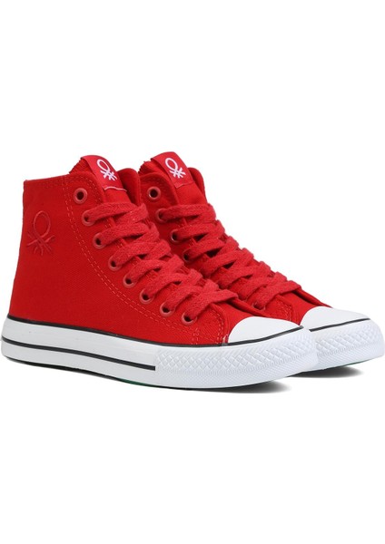 Benetton® | BN-90628-KIRMIZI - Kadın Spor Ayakkabı