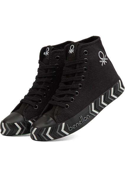 Benetton® | BN-90625- Siyah Siyah - Kadın Spor Ayakkabı fırsatları
