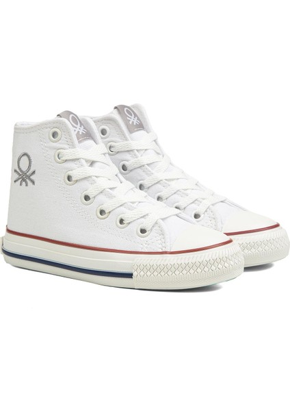 Benetton® | BN-90686-3409 Beyaz - Çocuk Spor Ayakkabı fiyatları