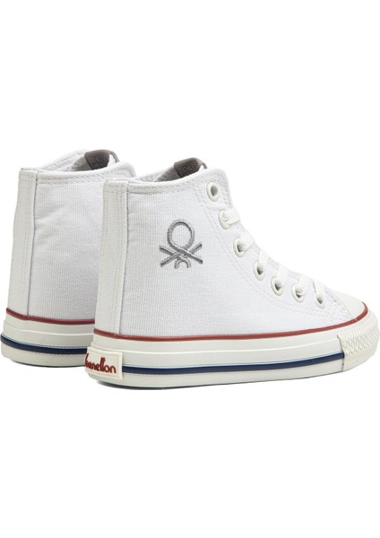 Benetton® | BN-90686-3409 Beyaz - Çocuk Spor Ayakkabı modelleri