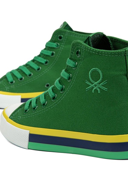 Benetton® | BN-90189 - Yesil - Kadın Spor Ayakkabı
