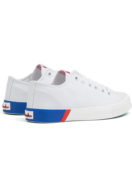 Benetton® | BN-70016 -Beyaz Kirmizi - Kadın Spor Ayakkabı fırsatları