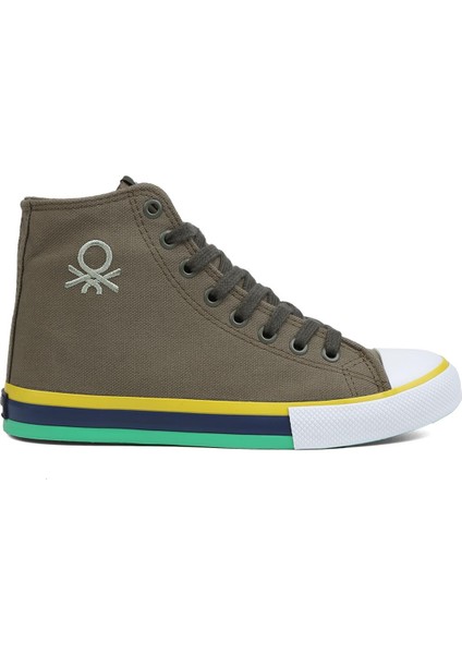 Benetton® | BN-90192 - Haki - Erkek Spor Ayakkabı