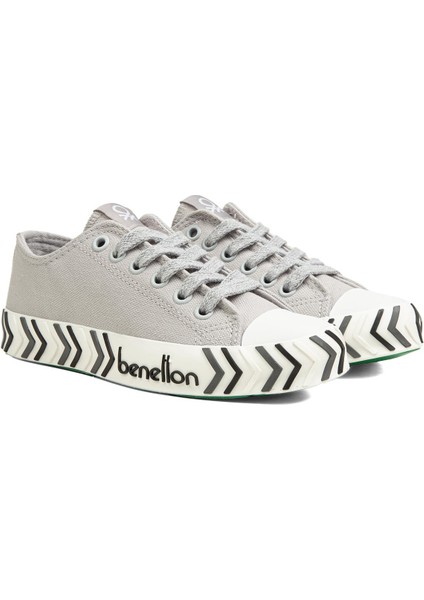 Benetton® | BN-90624-3374 Gri - Kadın Spor Ayakkabı